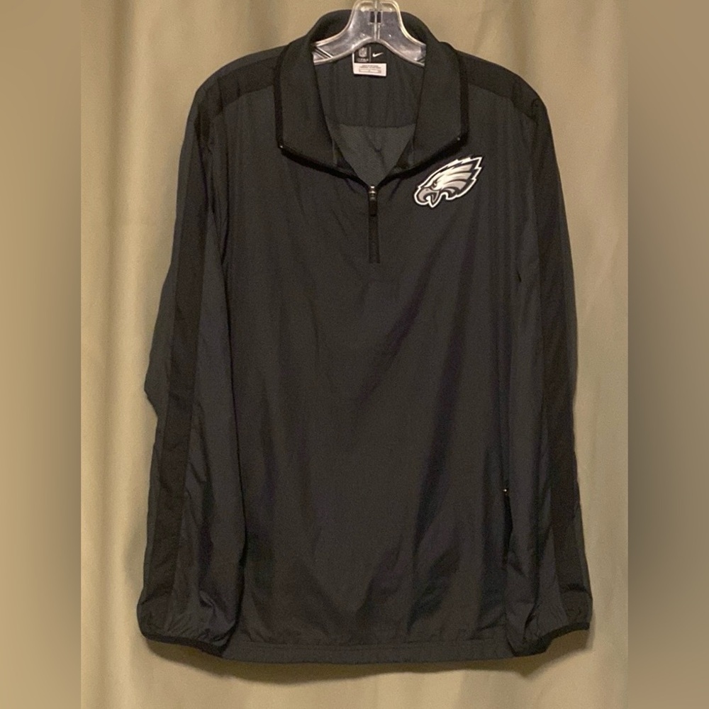 Nike On Field Philadelphia Eagles quarter zip Pullover Windbreaker men’s S